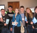 Студенты Кропоткинского Юридического техникума в Темрюке