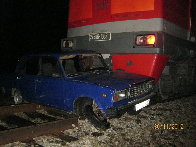 ДТП с поездом в Темрюкском районе