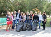 Молодежь Темрюкского района приняла участие в краевой экологической акции "Сделаем!"