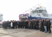 Новый паром начал перевозку пассажиров по маршруту порт "Кавказ" - порт "Крым"