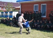 В лагере «Фламинго» прошли военные сборы для школьников Темрюкского района 