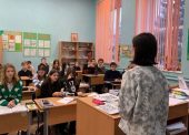 Госавтоинспекция Темрюкского района провела беседу со школьниками.
