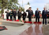 В Темрюке прошла торжественная церемония возложения цветов в память о павших воинах в Великой Отечественной войне.