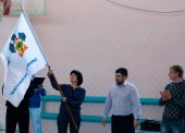Флаг Всекубанской акции «Кубань – навстречу Играм в Сочи!» прибыл в Темрюк