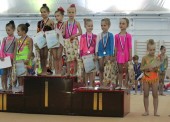 В открывшемся спорткомплексе "Скиф" прошли соревнования по художественной гимнастике