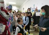 Акция "Полицейский Дед Мороз» прошла в школах Анапе